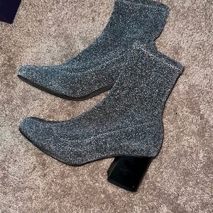 Top shop glitter bootie heel